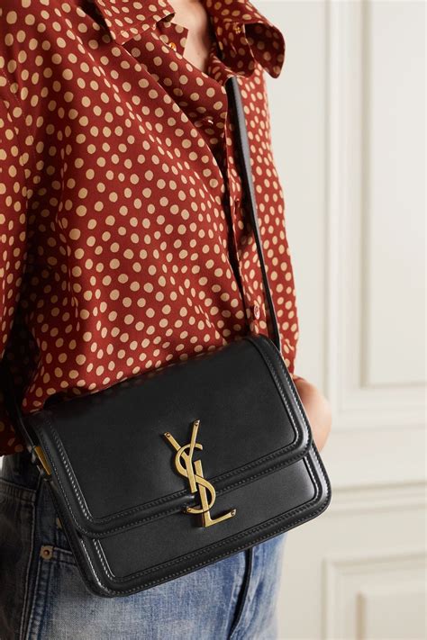 black and white ysl bag|yves saint laurent shoulder bag.